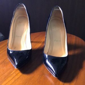 Louboutin Black patent leather Pigalle